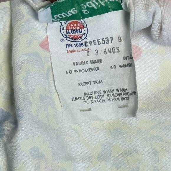 Vintage Rare Editions Floral Baby Dress and Bloomers Set 3-6 Months - Picture 7 of 10